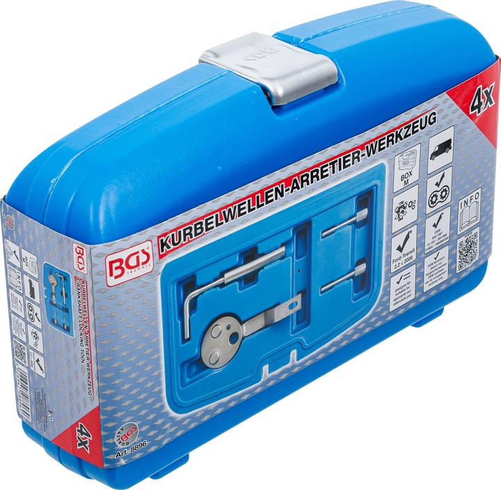 Actual product image BGS Crankshaft Locking Tool for Ford Transit 2.2