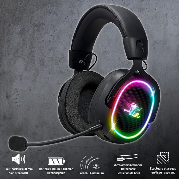 Actual product image Spirit Of Gamer SOG XPERT H1200 - Headset Kabelloses, FÃ¼r Konsolen und PC (Wireless)
