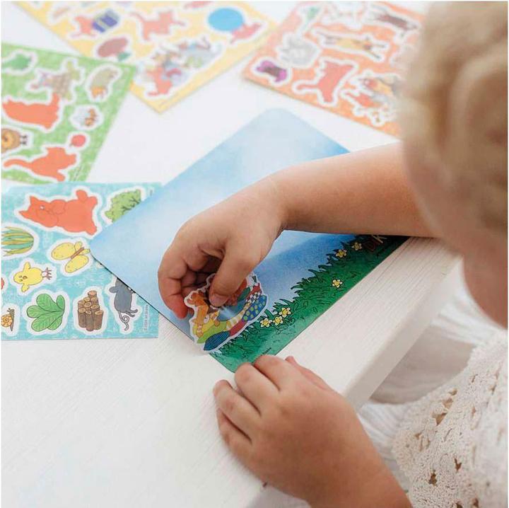 Actual product image Bambolino Toys Dikkie Dik Fensteraufkleber, 45 Stück.