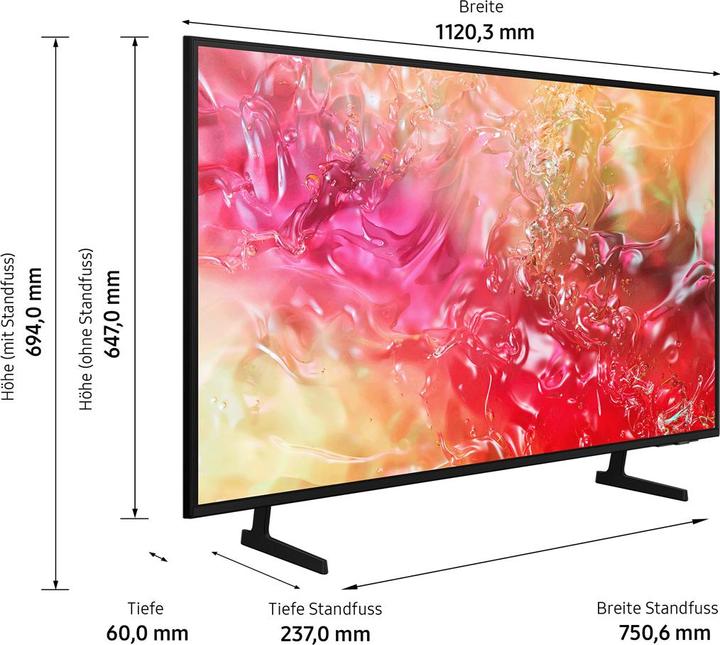 Actual product image Samsung UE50DU7170 (50", DU7170, LED, 4K, 2024)