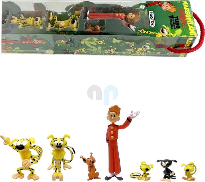 Image du produit Plastoy Marsupilami Minifigures Set de 7 Personnages 4 - 10 cm