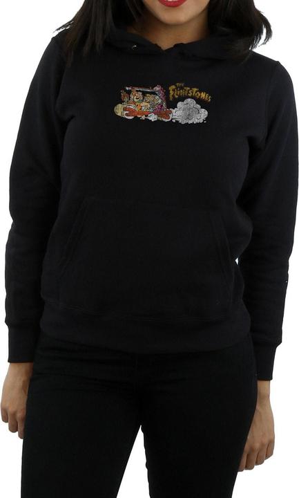 Immagine prodotto The Flintstones Family Car Distressed Felpa con Cappuccio Donna (L)