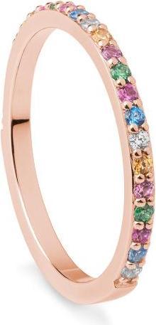 Produktbild Breuning RING - Brill. | Sky Blue | Apple Green | Saf. Pink (56, 585/14 K Gold)