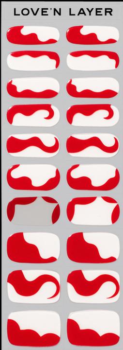 Love'n Layer - Abstraction Grape Red