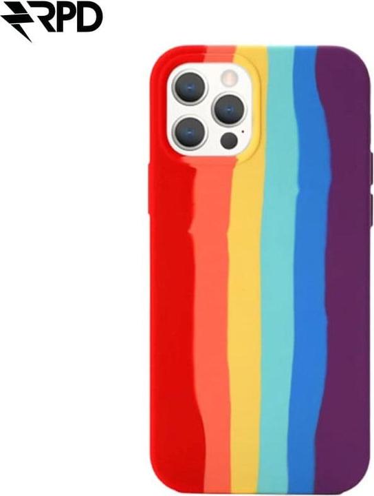 Image du produit RPD iPhone 12 Pro Max - Silicone Case Rainbow - Regenbogen-Muster (Apple iPhone 12 Pro Max)