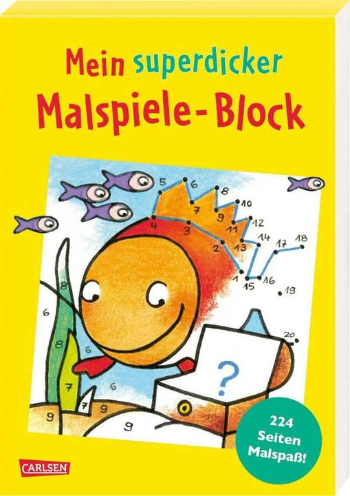 Actual product image My super thick coloring games block