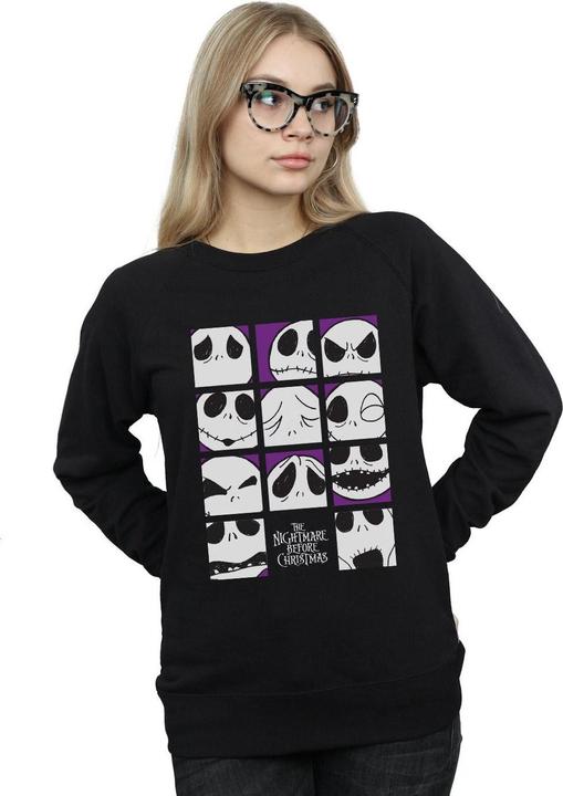 Produktbild Disney Nightmare Before Christmas Many Faces Of Jack Squares Sweatshirt (L)