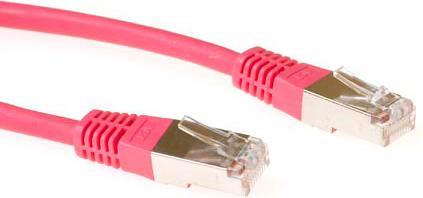 Produktbild Red 3 meter F/UTP CAT5E patch cable with RJ45 connectors. Cat5e f/utp lszh red 3.00m (S/UTP, CAT5, 3 m)