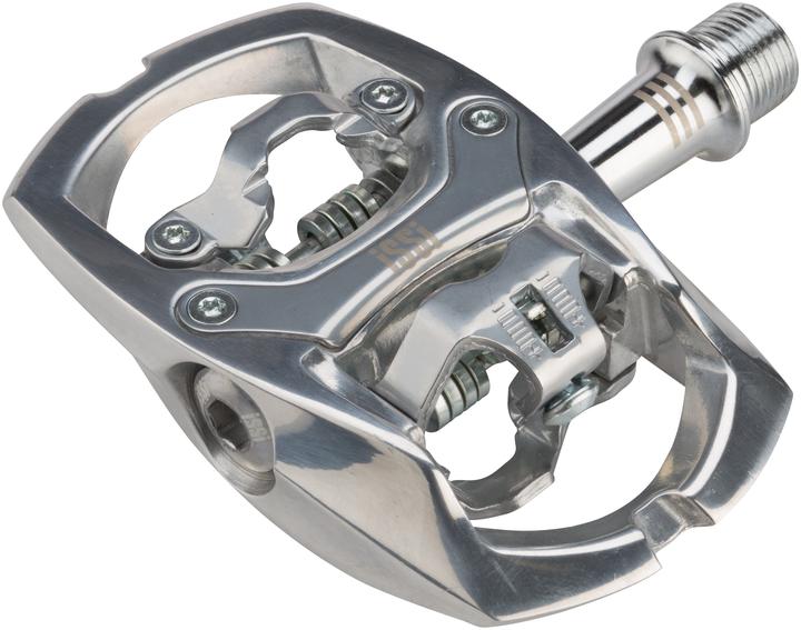 iSSi Trail III Pedal SPD (Triple Bearing). Silver Dollar.