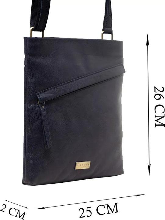 Produktbild Assots London Assots Designer Umhängetasche Crossbody Handtasche Leder No.1
