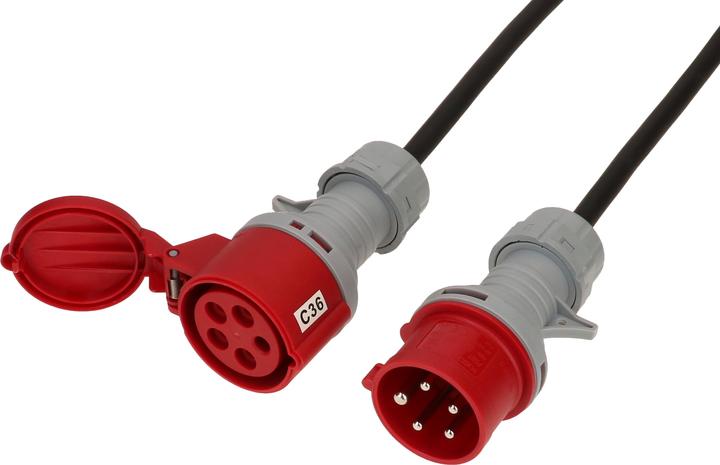 Produktbild Max Hauri Verlängerungskabel CEE 5P 1.50 16A 400V 5 m (5 m, CEE 16/5)
