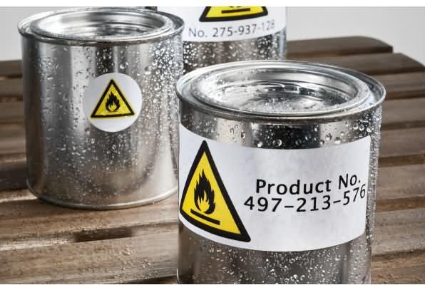 Actual product image Avery weatherproof labels