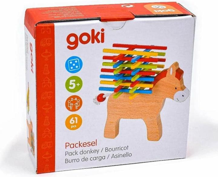 Actual product image Goki Balance Game Pack Mule (German, Italian, French, English)