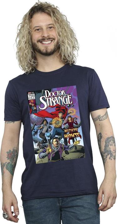 Actual product image Mens Doctor Strange Comic Circles T-Shirt (S)