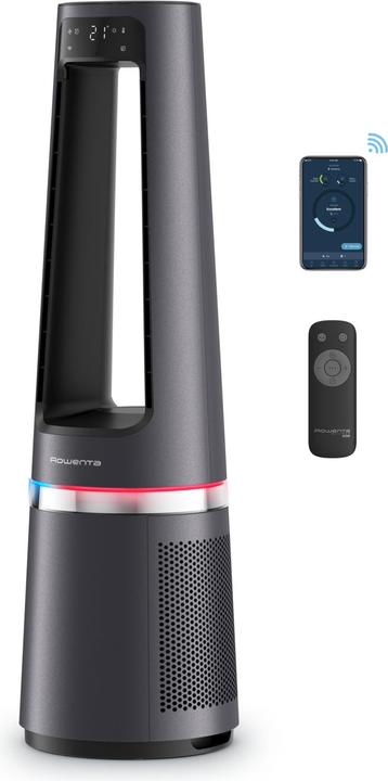Image du produit Rowenta QU5072 Eclipse Connect 3-in1 Luftreiniger schwarz 2000 W (50 m²)