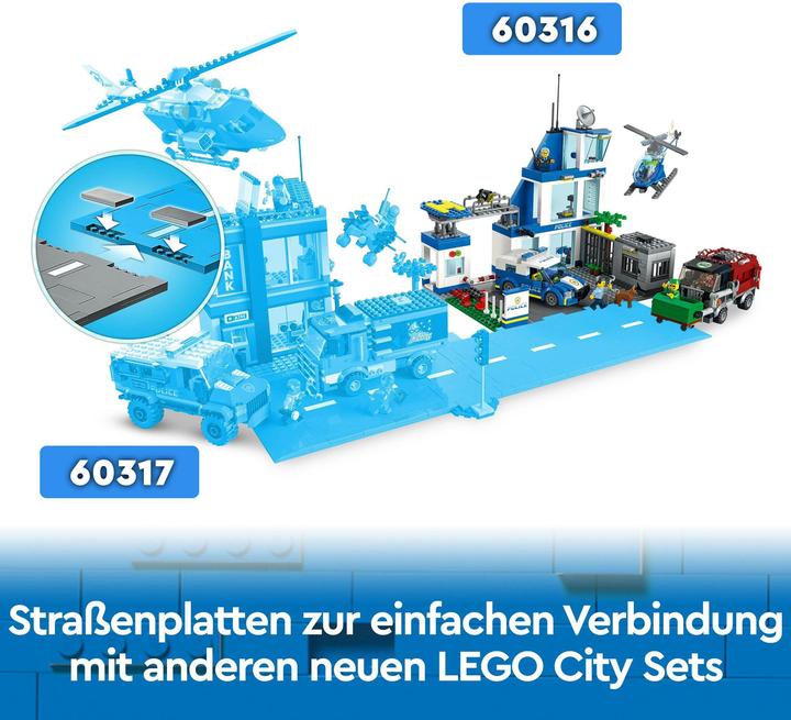 Image du produit LEGO Poste de police (60316, LEGO City)