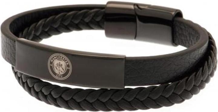 Produktbild Manchester City FC Armband Leder (0.10 cm, 100% synthetisches Material)