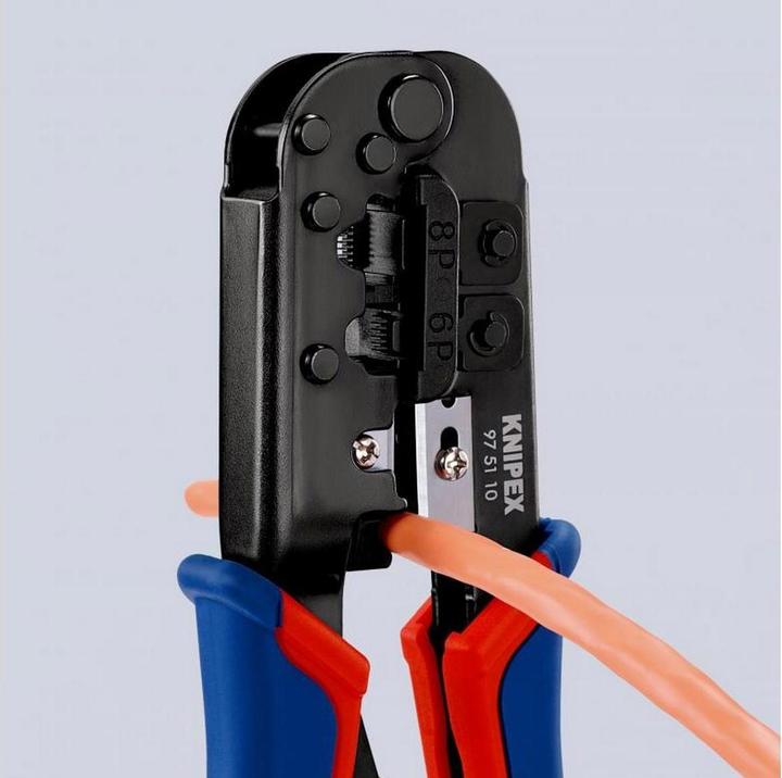 Produktbild Knipex Crimpzange für Westernstecker (190 mm)