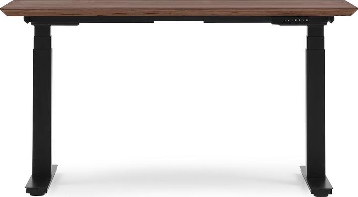 Image du produit Oakywood Bureau debout table en bois réglable en hauteur - Placage - Placage noyer / 160x80 / Noir - Oakywo (160 x 80 cm)