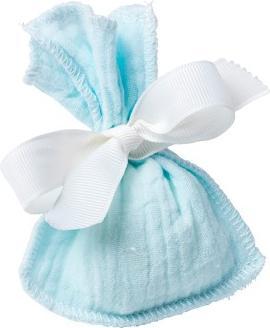 Produktbild Arty Fêtes Baumwollgaze Beutel Pastellblau (4 x)