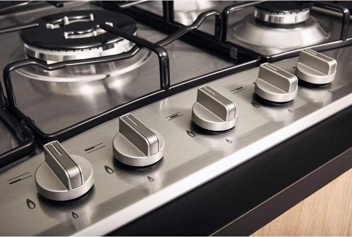 Immagine prodotto Hotpoint PCN 752 T/IX/HAR piano cottura Acciaio inossidabile Da incasso 75 cm Gas 5 Fornello(i)