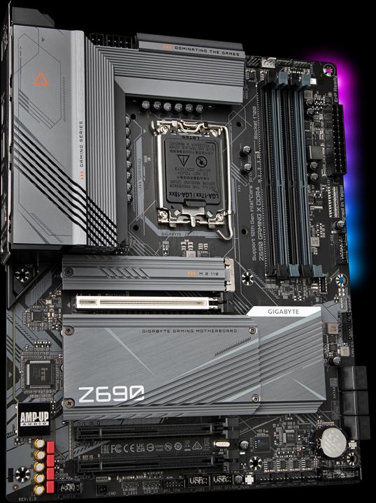 Actual product image Gigabyte Z690 Gaming X (LGA 1700, Intel Z690 (DDR4), ATX)