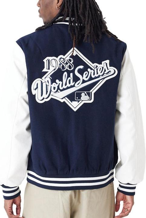 Actual product image New Era Varsity College Jacket - WORLD SERIES LA Dodgers - L (L)