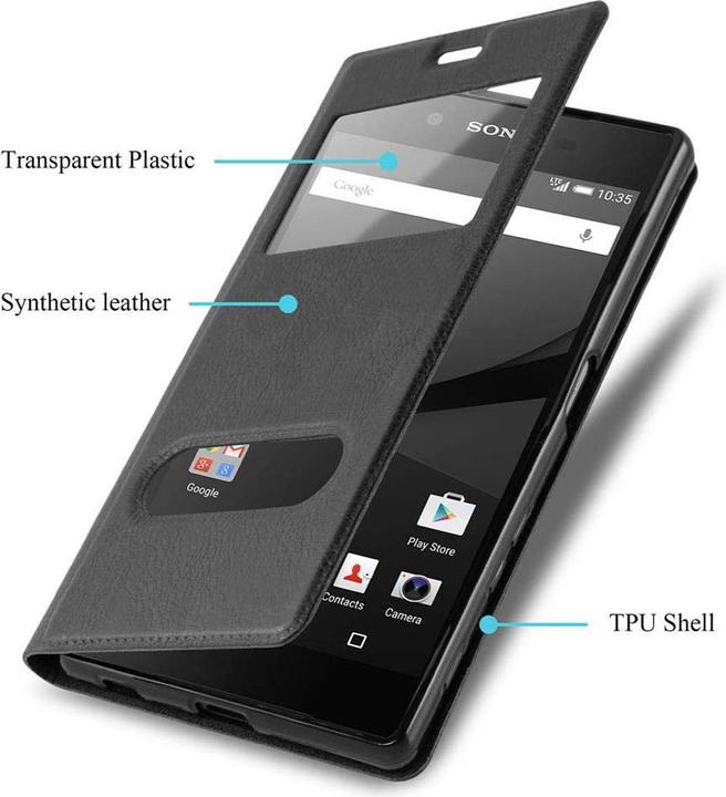 Produktbild Cadorabo Book mit View Doppelfenster Cover (Sony Xperia Z5 Premium)