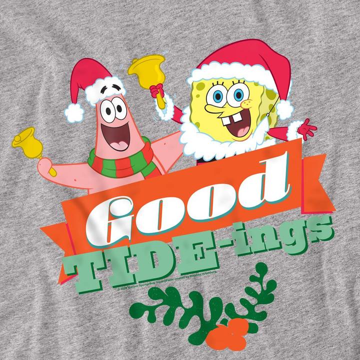 Produktbild Spongebob Squarepants Good Tideings TShirt weihnachtliches Design (XXL)