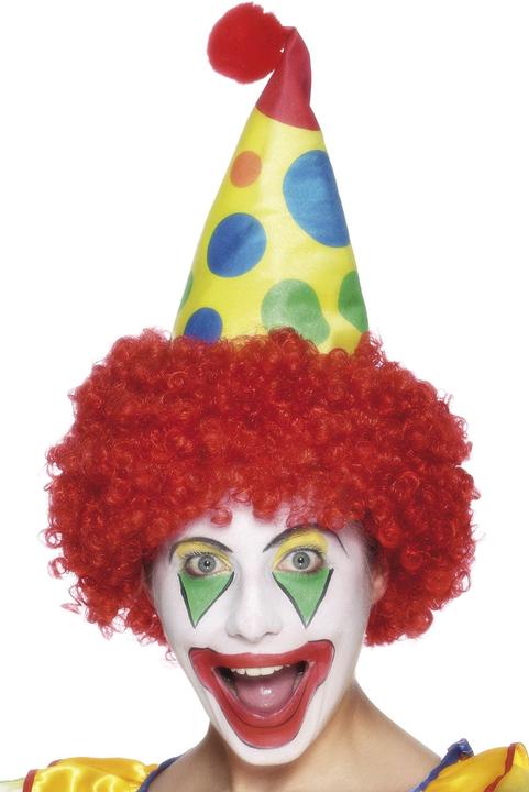 Actual product image Smiffys Clown Spitzhut mit Perücke