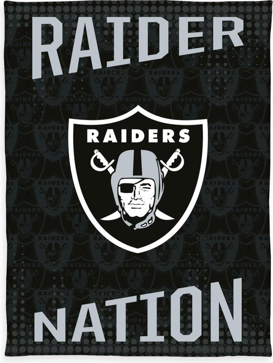 Image du produit NFL Couverture Raiders Wellsoft (150 x 200 cm)