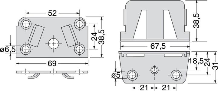 Produktbild Franko Mittelbalkenverbinder (Balkenverbinder, 1 Stk.)