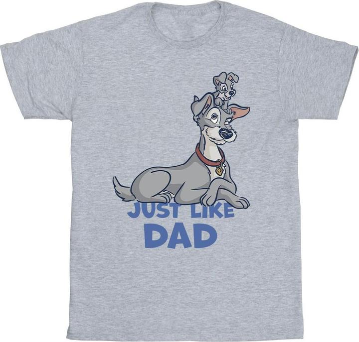 Disney Lady And The Tramp Just Like Dad TShirt (S)