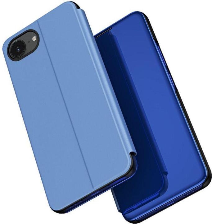 Image du produit Hurtel Back panel cover Clear View Case for iPhone 16e Flip Cover - Blue (Apple iPhone 16e)