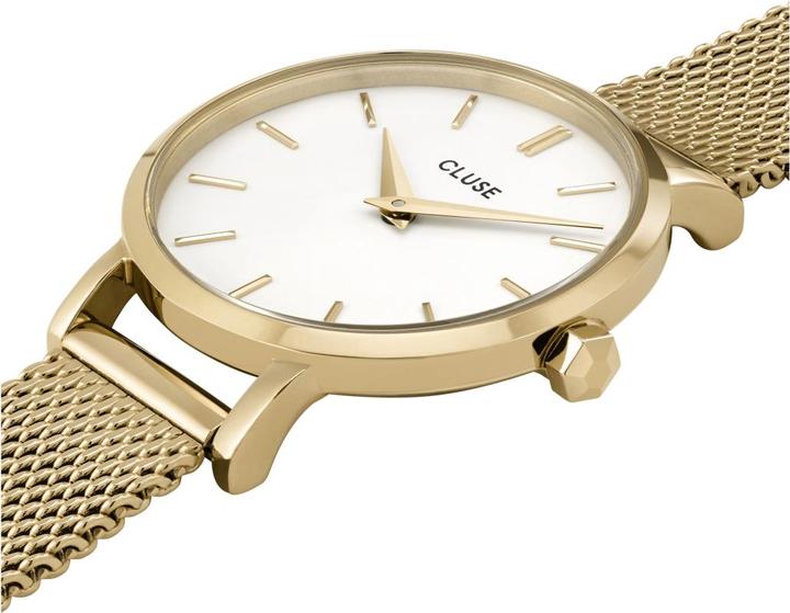 Actual product image Cluse La Bohème Petite Mesh Gold (Analogue wristwatch, 28 mm)