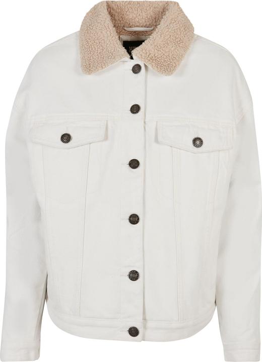 Actual product image Urban Classics Ladies Oversized Sherpa Denim Jacket - 19395 (4XL)