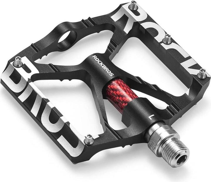 Actual product image Rockbros 37213071001 Aluminium Alloy Bicycle Pedal Set - Black