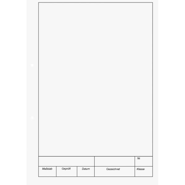 Actual product image Working pad gravel pad DIN A4 blank ruler size 12 (A4, Plain)