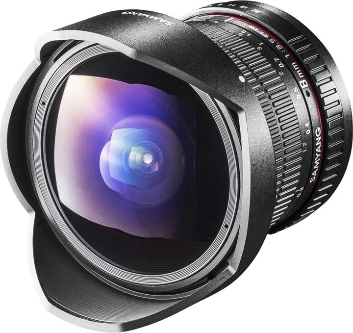 Actual product image Samyang 8mm F3.5 CSII Sony A-mount (Sony A, APS-C / DX)