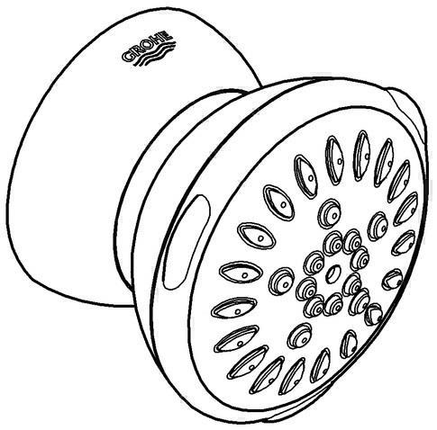 Produktbild Grohe Seitenbrause RELEXA 65 Massage chrom (2 Strahlarten, 15 l/min)