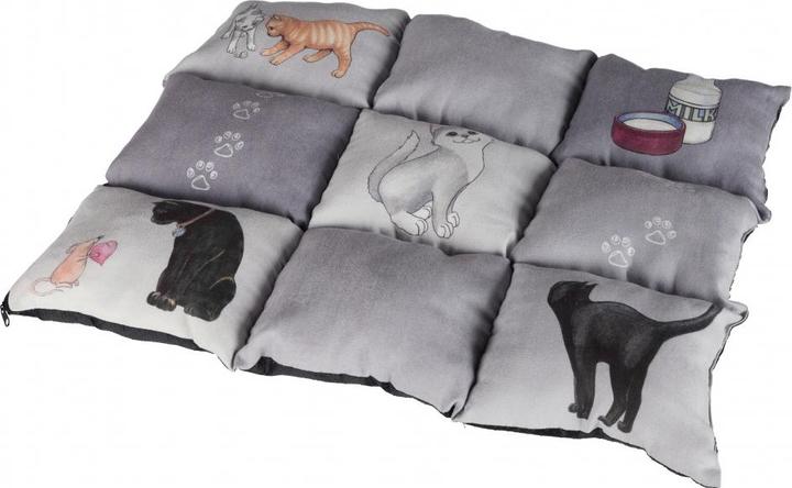 Actual product image Trixie Patchwork Cat Blanket, 45 x 55 cm (Cat)