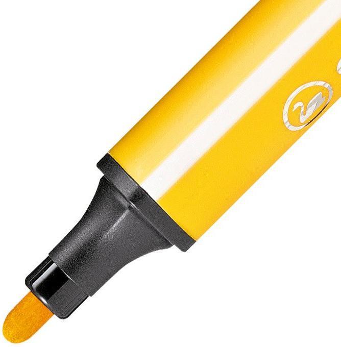 Actual product image STABILO Trio Scribbi Spring-loaded triangular felt-tip pen (Yellow, 1 x)