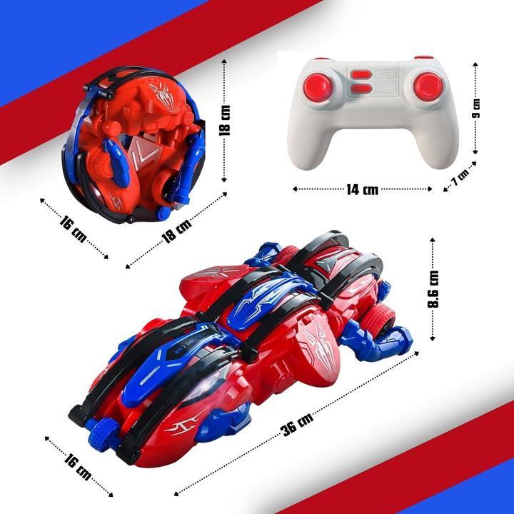 Image du produit Hermex RC Stunt Car Voiture télécommandée Voiture de course Stunt Voiture jouet