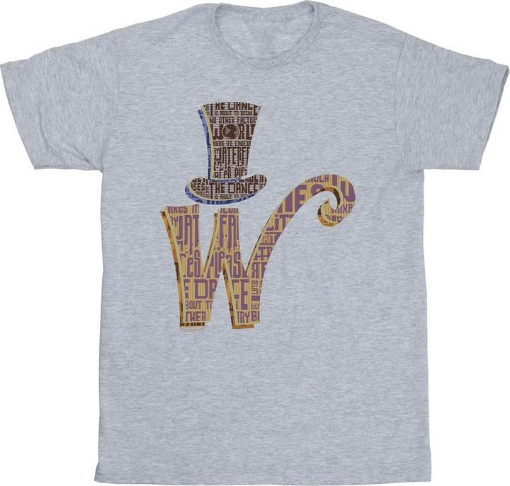 Produktbild Willy Wonka & the Chocolate Factory W Logo Hat TShirt (4XL)
