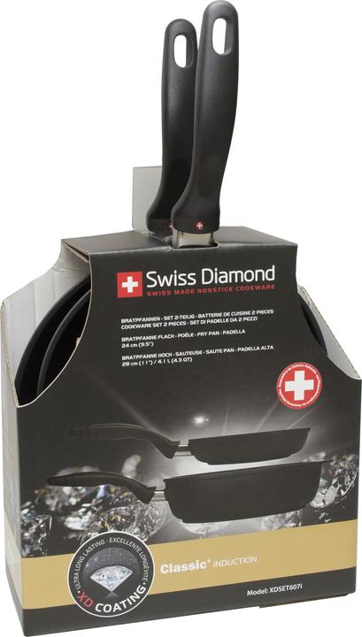 Swiss Diamond XD Classic+ (28 cm, Poêle à frire, Fonte d'aluminium)