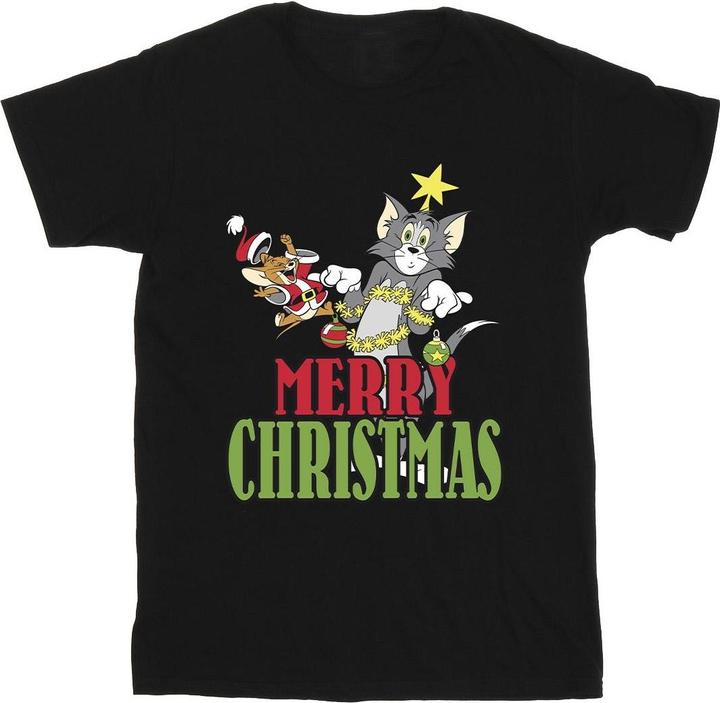 Produktbild Tom & Jerry Merry Christmas Baubles TShirt (3XL)