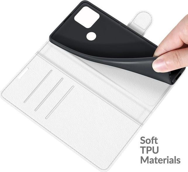 Actual product image MU Classic Litchi Leather Bookcover Series (Google Pixel 5a)