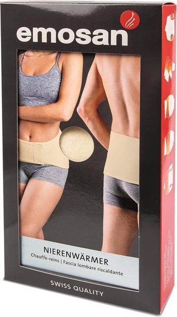 Actual product image Emosan Kidney Warmer with Velcro (S)