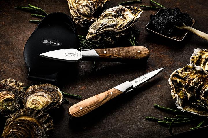 Actual product image Laguiole Oyster knife gift set