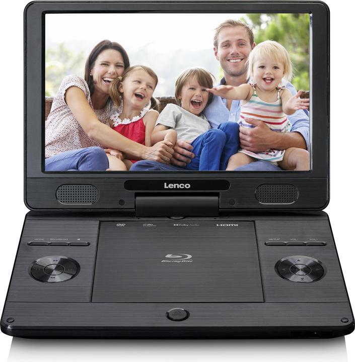 Actual product image Lenco BRP-1150BK Portable Blu-ray - DVD Player (Portable DVD player, Portable Blu-ray Player)